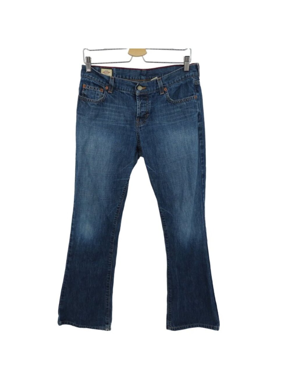 Abercrombie and Fitch Women 6 Regular Blue Denim Bootcut Boot Jeans Cotton Y2K - Picture 12 of 12